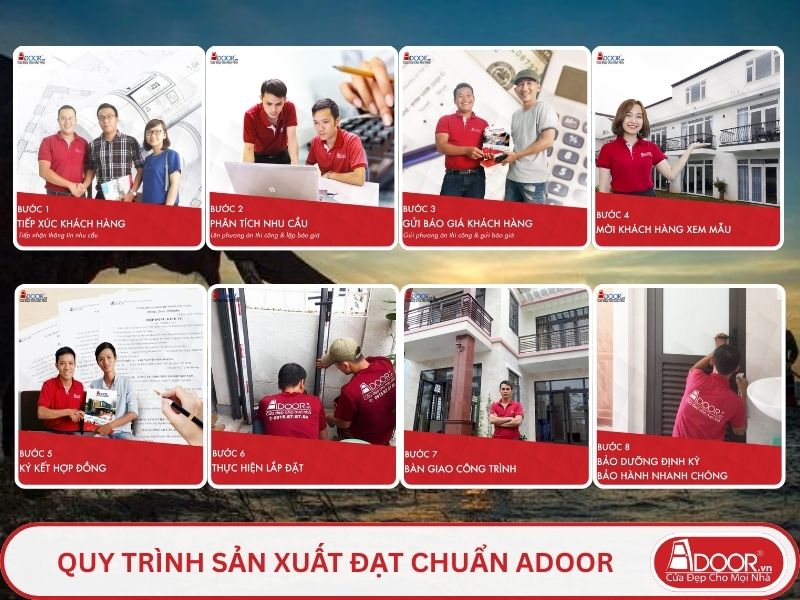 Quy trình Adoor phục vụ khách hàng tại Buôn Ma Thuột
