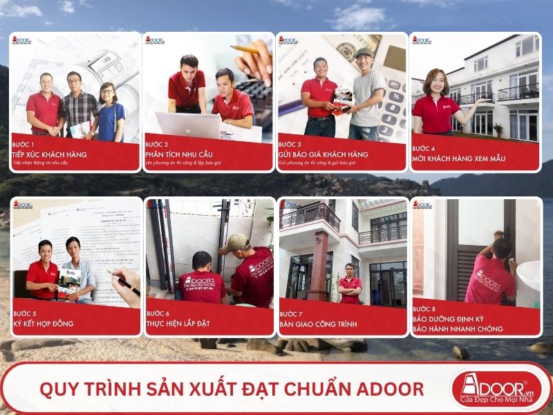 Quy trình Adoor phục vụ khách hàng tại Cam Ranh