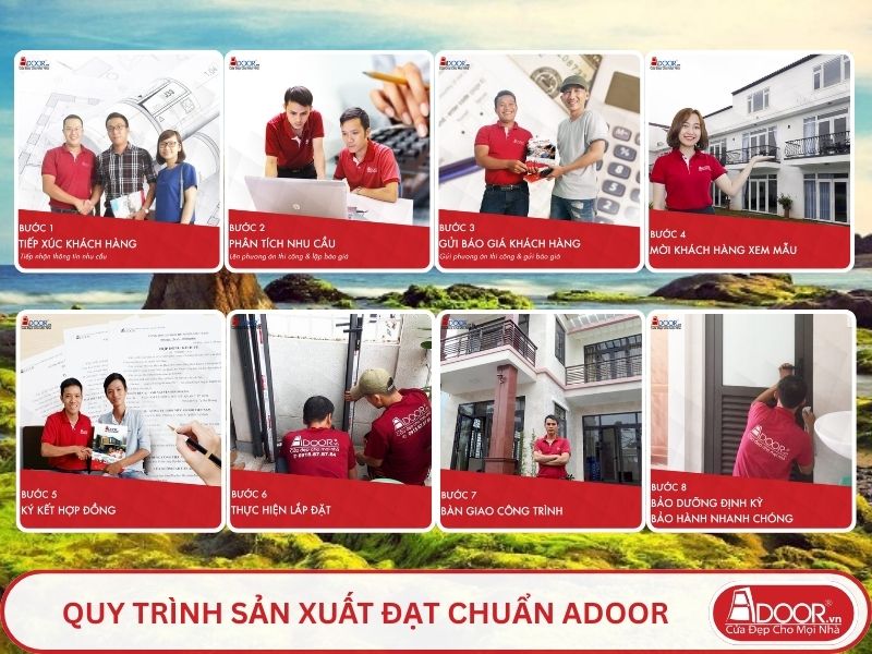 Quy trình Adoor phục vụ khách hàng tại Phan Thiết