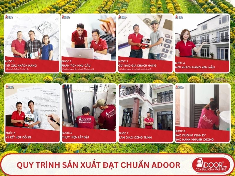 Quy trình Adoor phục vụ khách hàng tại Sa Đéc