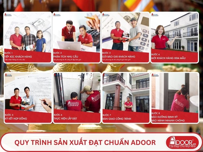 Quy trình Adoor phục vụ khách hàng tại Sóc Trăng