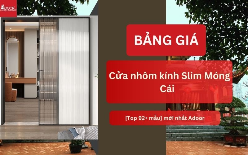 cửa nhôm kính Slim Móng Cái