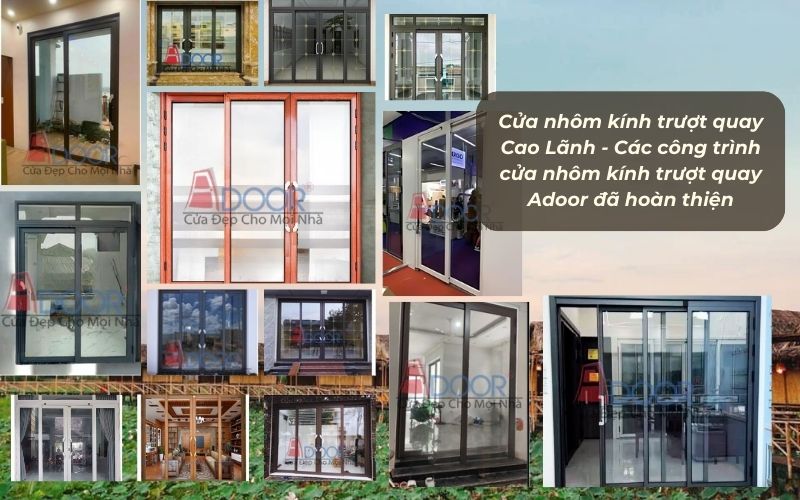 Cửa nhôm kính trượt quay Cao Lãnh - Các công trình cửa nhôm kính trượt quay Adoor đã hoàn thiện Cửa nhôm kính trượt quay Cao Lãnh - Các công trình cửa nhôm kính trượt quay Adoor đã hoàn thiện
