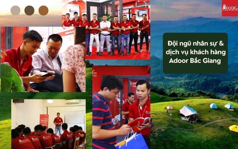 Đội ngũ nhân sự Adoor – Điểm tựa niềm tin khi lắp đặt cửa nhôm kính Slim Bắc Giang