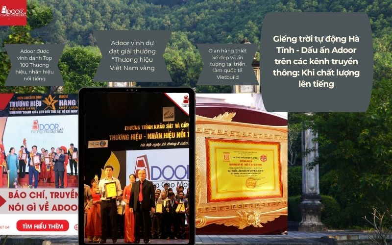 Giếng trời tự động Hà Tĩnh - Dấu ấn Adoor trên các kênh truyền thông: Khi chất lượng lên tiếng Giếng trời tự động Hà Tĩnh - Dấu ấn Adoor trên các kênh truyền thông: Khi chất lượng lên tiếng
