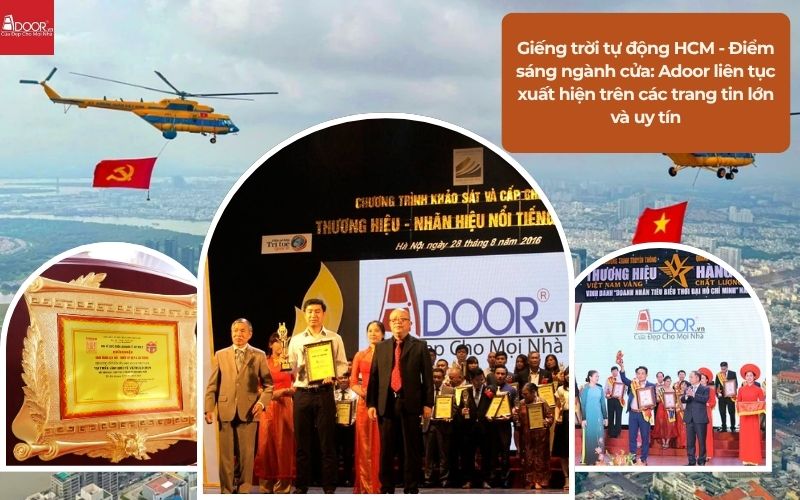 Giếng trời tự động HCM - Điểm sáng ngành cửa: Adoor liên tục xuất hiện trên các trang tin lớn và uy tín