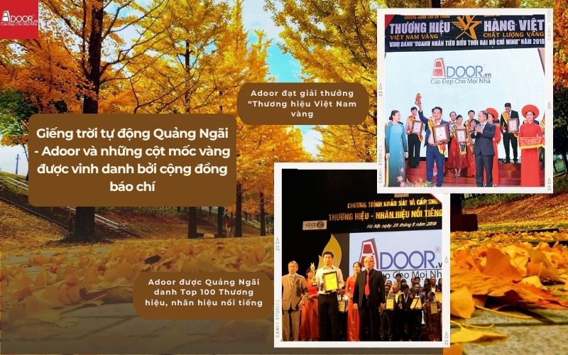 Giếng trời tự động Quảng Ngãi - Adoor và những cột mốc vàng được vinh danh bởi cộng đồng báo chí