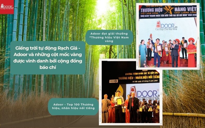 Giếng trời tự động Rạch Giá - Adoor và những cột mốc vàng được vinh danh bởi cộng đồng báo chí