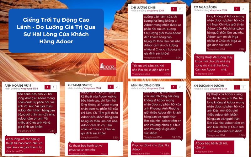 Giếng Trời Tự Động Cao Lãnh - Đo Lường Giá Trị Qua Sự Hài Lòng Của Khách Hàng Adoor