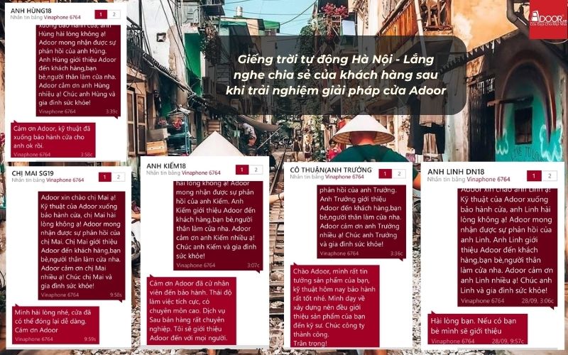 Giếng trời tự động Hà Nội - Lắng nghe chia sẻ của khách hàng sau khi trải nghiệm giải pháp cửa Adoor