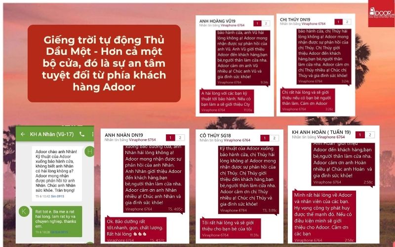 Giếng trời tự động Thủ Dầu Một - Hơn cả một bộ cửa, đó là sự an tâm tuyệt đối từ phía khách hàng Adoor