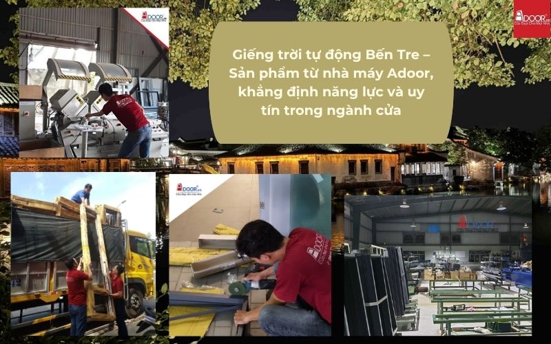 Giếng trời tự động Bến Tre – Sản phẩm từ nhà máy Adoor, khẳng định năng lực và uy tín trong ngành cửa