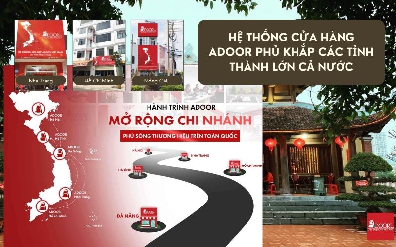 Hệ Thống Phân Phối Adoor – Đặt Cửa Nhôm Kính Slim Móng Cái Dễ Dàng, Hàng Chính Hãng Không Lo Nhầm