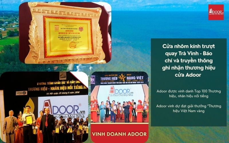 Cửa nhôm kính trượt quay Trà Vinh - Báo chí và truyền thông ghi nhận thương hiệu cửa Adoor Cửa nhôm kính trượt quay Trà Vinh - Báo chí và truyền thông ghi nhận thương hiệu cửa Adoor