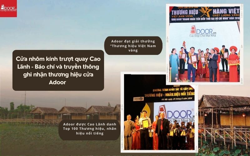 Cửa nhôm kính trượt quay Cao Lãnh - Báo chí và truyền thông ghi nhận thương hiệu cửa Adoor Cửa nhôm kính trượt quay Cao Lãnh - Báo chí và truyền thông ghi nhận thương hiệu cửa Adoor