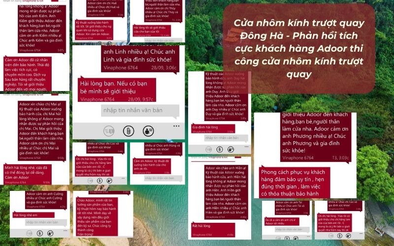 Cửa nhôm kính trượt quay Đông Hà - Phản hồi tích cực khách hàng Adoor thi công cửa nhôm kính trượt quay Cửa nhôm kính trượt quay Đông Hà - Phản hồi tích cực khách hàng Adoor thi công cửa nhôm kính trượt quay