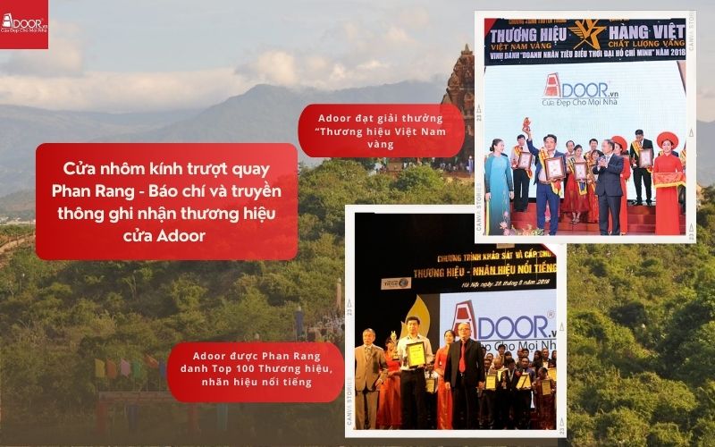 Cửa nhôm kính trượt quay Phan Rang - Báo chí và truyền thông ghi nhận thương hiệu cửa Adoor 