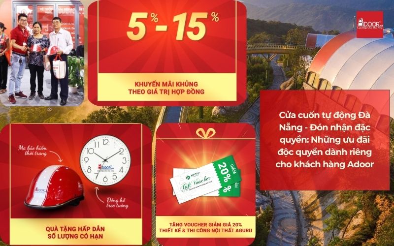 Cửa cuốn tự động Đà Nẵng - Đón nhận đặc quyền: Những ưu đãi độc quyền dành riêng cho khách hàng Adoor