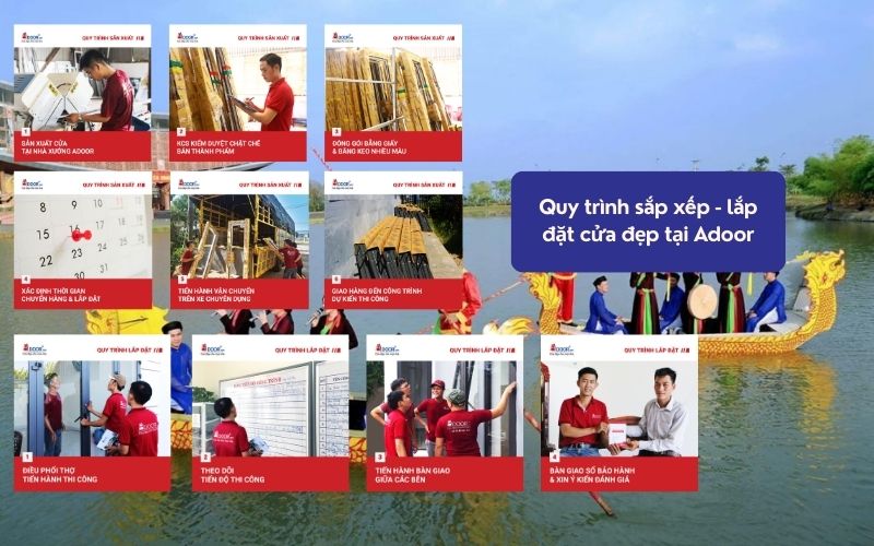 Tiêu Chuẩn Vàng Của Adoor: Quy Trình Sản Xuất & Lắp Đặt Cửa Nhôm Kính Slim Bắc Ninh Khép Kín