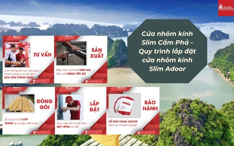 Cửa nhôm kính Slim Cẩm Phả - Quy trình lắp đặt cửa nhôm kính Slim Adoor Cửa nhôm kính Slim Cẩm Phả - Quy trình lắp đặt cửa nhôm kính Slim Adoor