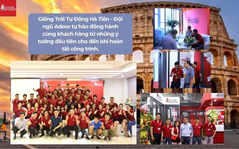 Giếng Trời Tự Động Hà Tiên - Đội ngũ Adoor tự hào đồng hành cùng khách hàng từ những ý tưởng đầu tiên cho đến khi hoàn tất công trình.