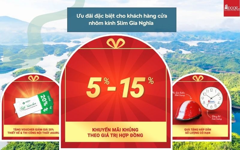 Adoor – Siêu ưu đãi và quà tặng hấp dẫn khi mua cửa nhôm kính Slim Gia Nghĩa Adoor – Siêu ưu đãi và quà tặng hấp dẫn khi mua cửa nhôm kính Slim Gia Nghĩa
