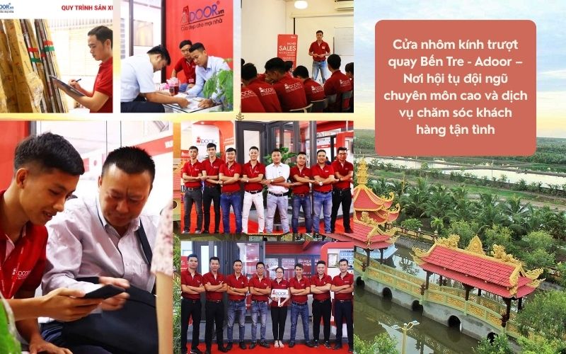Cửa nhôm kính trượt quay Bến Tre - Adoor – Nơi hội tụ đội ngũ chuyên môn cao và dịch vụ chăm sóc khách hàng tận tình