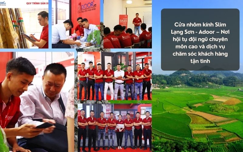 Cửa nhôm kính Slim Lạng Sơn - Adoor – Nơi hội tụ đội ngũ chuyên môn cao và dịch vụ chăm sóc khách hàng tận tình
