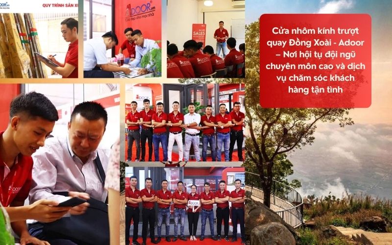 Cửa nhôm kính trượt quay Đồng Xoài - Adoor – Nơi hội tụ đội ngũ chuyên môn cao và dịch vụ chăm sóc khách hàng tận tình