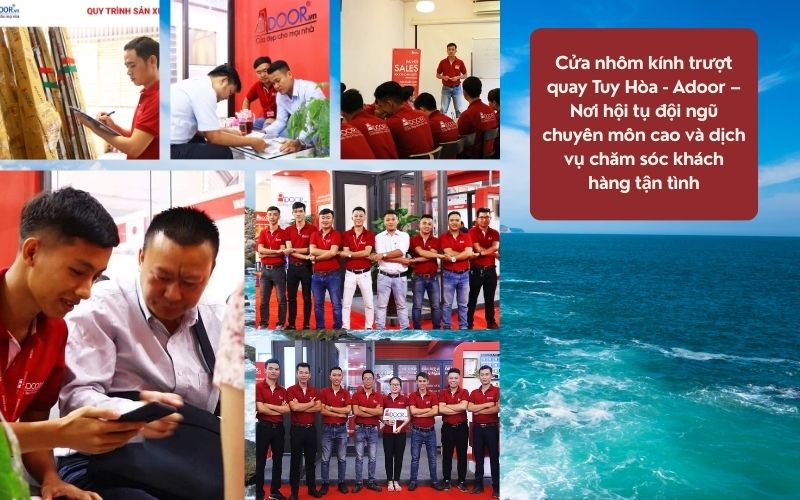 Cửa nhôm kính trượt quay Tuy Hòa - Adoor – Nơi hội tụ đội ngũ chuyên môn cao và dịch vụ chăm sóc khách hàng tận tình