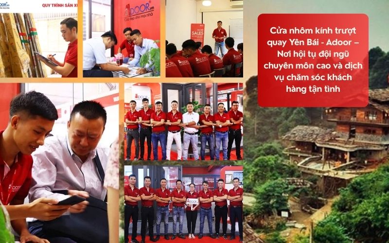 Cửa nhôm kính trượt quay Yên Bái - Adoor – Nơi hội tụ đội ngũ chuyên môn cao và dịch vụ chăm sóc khách hàng tận tình