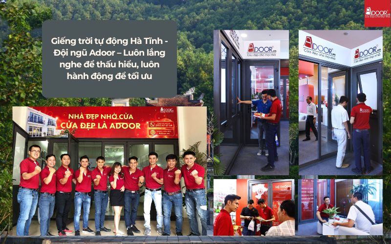 Giếng trời tự động Hà Tĩnh - Đội ngũ Adoor – Luôn lắng nghe để thấu hiểu, luôn hành động để tối ưu Giếng trời tự động Hà Tĩnh - Đội ngũ Adoor – Luôn lắng nghe để thấu hiểu, luôn hành động để tối ưu