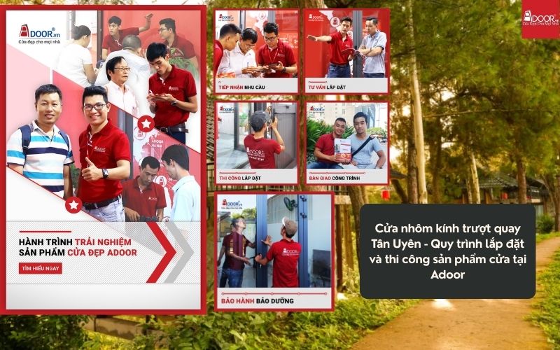 Cửa nhôm kính trượt quay Tân Uyên - Quy trình lắp đặt và thi công sản phẩm cửa tại Adoor Cửa nhôm kính trượt quay Tân Uyên - Quy trình lắp đặt và thi công sản phẩm cửa tại Adoor