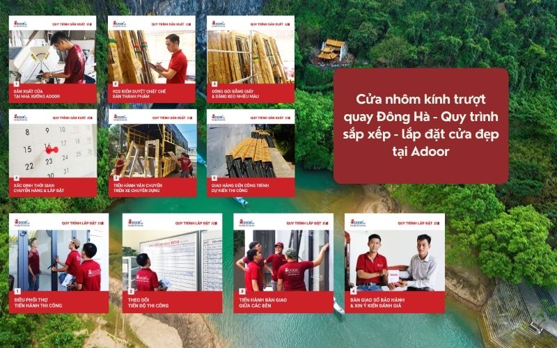 Cửa nhôm kính trượt quay Đông Hà - Quy trình sắp xếp - lắp đặt cửa đẹp tại Adoor Cửa nhôm kính trượt quay Đông Hà - Quy trình sắp xếp - lắp đặt cửa đẹp tại Adoor