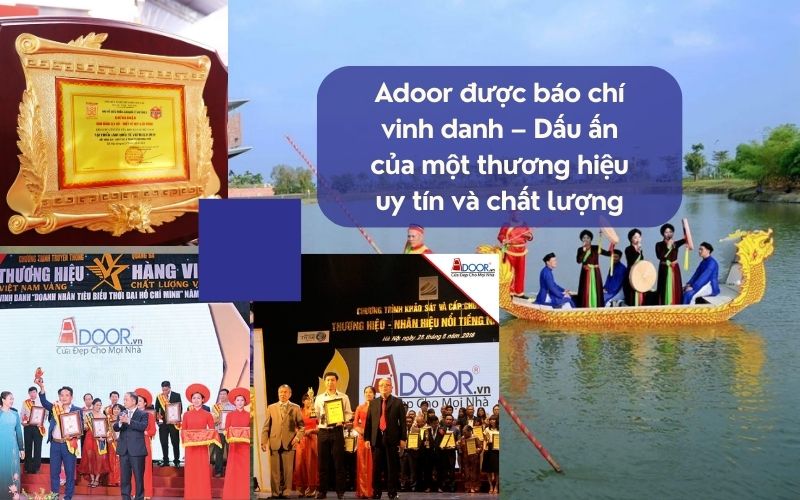 Sự công nhận từ truyền thông và giải thưởng danh giá của Adoor