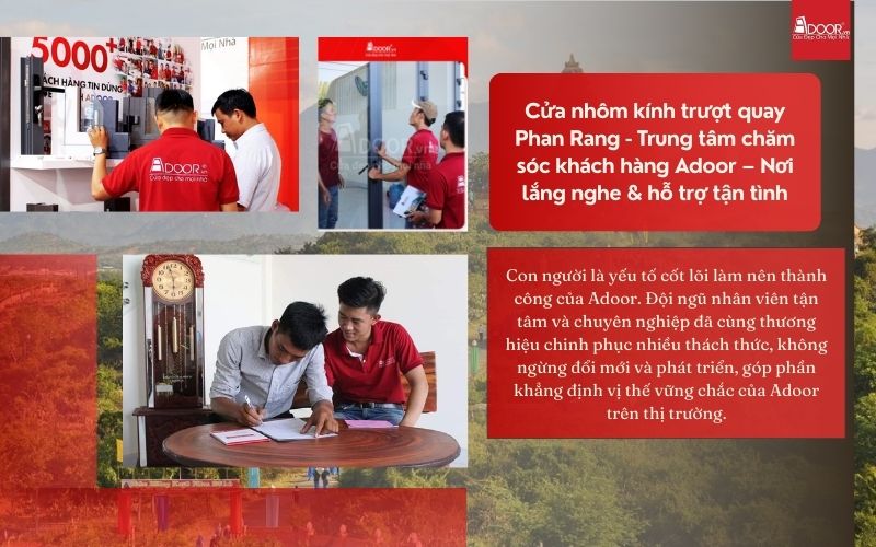 Cửa nhôm kính trượt quay Phan Rang - Trung tâm chăm sóc khách hàng Adoor – Nơi lắng nghe & hỗ trợ tận tình