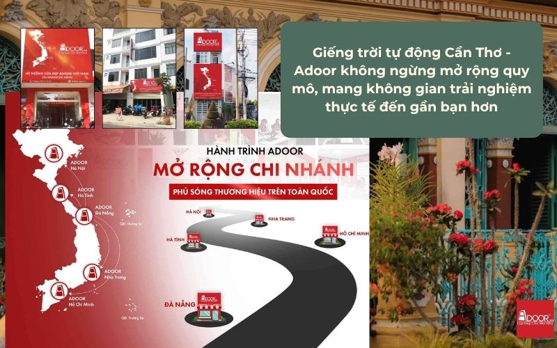 Giếng trời tự động Cần Thơ - Adoor không ngừng mở rộng quy mô, mang không gian trải nghiệm thực tế đến gần bạn hơn