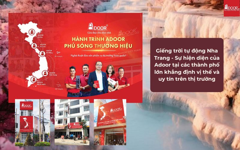 Giếng trời tự động Nha Trang - Sự hiện diện của Adoor tại các thành phố lớn khẳng định vị thế và uy tín trên thị trường Giếng trời tự động Nha Trang - Sự hiện diện của Adoor tại các thành phố lớn khẳng định vị thế và uy tín trên thị trường