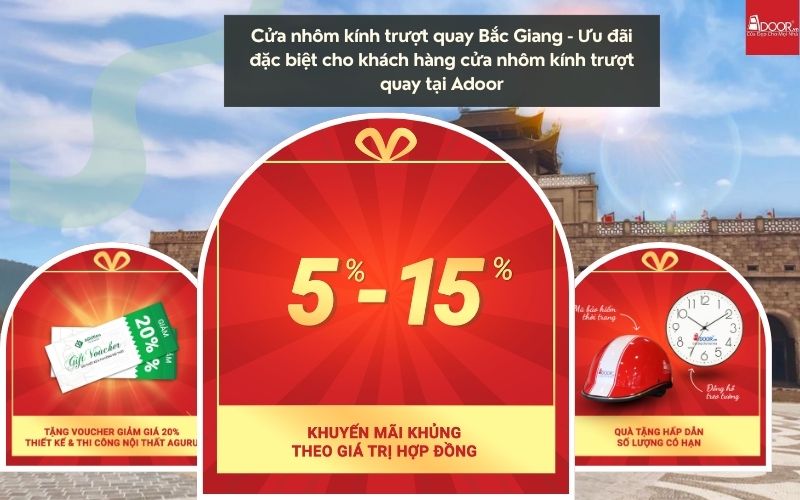 Cửa nhôm kính trượt quay Bắc Giang - Ưu đãi đặc biệt cho khách hàng cửa nhôm kính trượt quay tại Adoor Cửa nhôm kính trượt quay Bắc Giang - Ưu đãi đặc biệt cho khách hàng cửa nhôm kính trượt quay tại Adoor