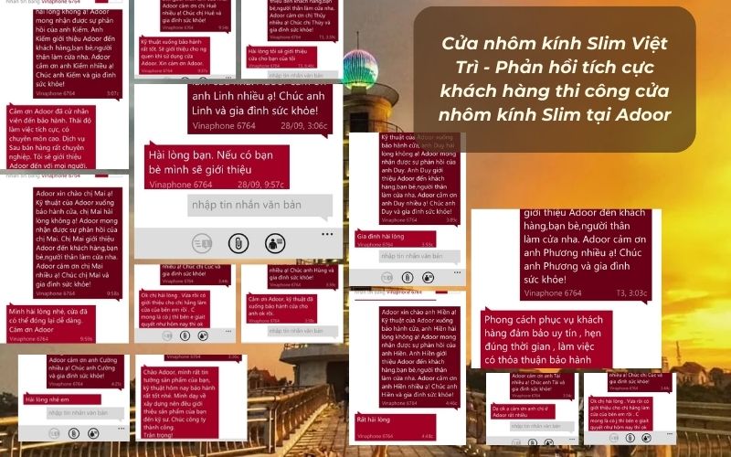 Cửa nhôm kính Slim Việt Trì - Phản hồi tích cực khách hàng thi công cửa nhôm kính Slim tại Adoor Cửa nhôm kính Slim Việt Trì - Phản hồi tích cực khách hàng thi công cửa nhôm kính Slim tại Adoor