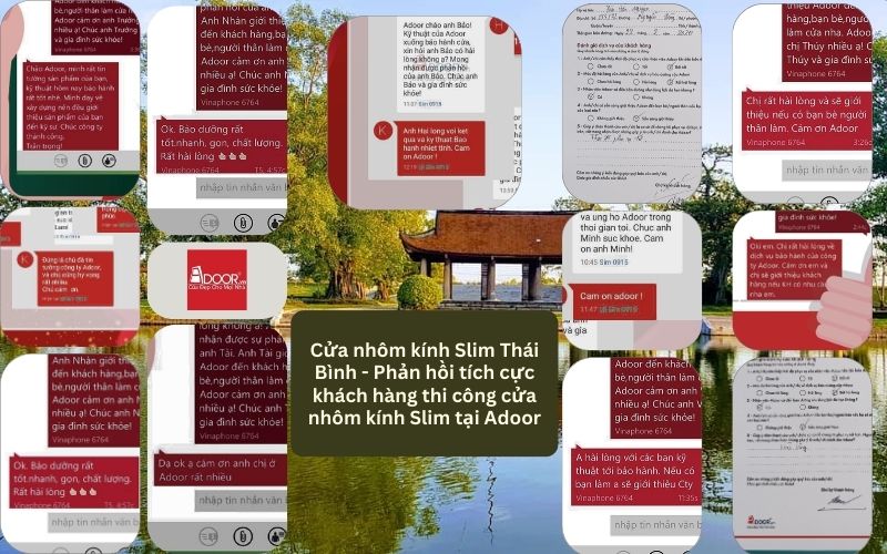 Cửa nhôm kính Slim Thái Bình - Phản hồi tích cực khách hàng thi công cửa nhôm kính Slim tại Adoor Cửa nhôm kính Slim Thái Bình - Phản hồi tích cực khách hàng thi công cửa nhôm kính Slim tại Adoor