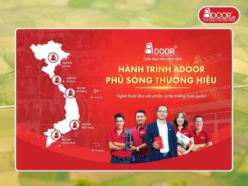Chi nhánh Adoor phủ rộng toàn quốc phục vụ khách hàng Cửa Cổng Tự Động tại Lạng Sơn