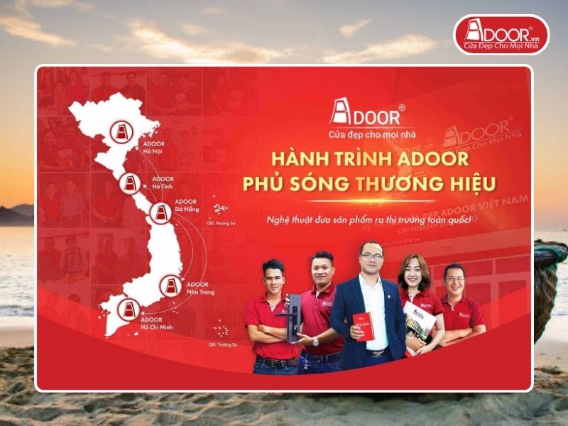 Chi nhánh Adoor phủ rộng toàn quốc phục vụ khách hàng Cửa Cổng Tự Động tại Ninh Thuận