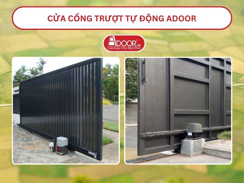 Cửa Cổng trượt tự động Adoor tại Lạng Sơn