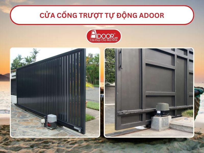 Cửa Cổng trượt tự động Adoor tại Ninh Thuận