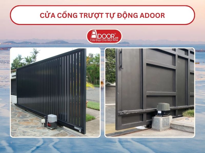 Cửa Cổng trượt tự động Adoor tại Thái Bình
