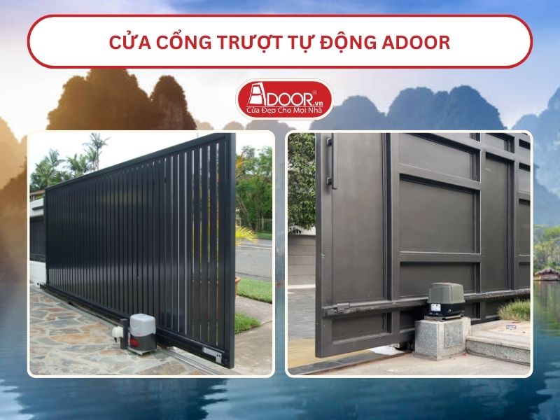 Cửa Cổng trượt tự động Adoor tại Tuyên Quang
