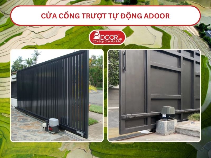 Cửa Cổng trượt tự động Adoor tại Yên Bái