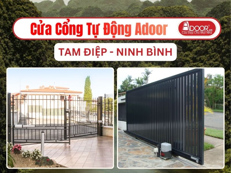 Cửa Kính Tự Động Adoor Tại Tam Điệp