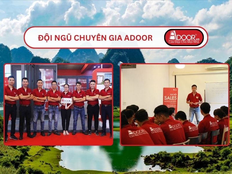 Đội ngũ Adoor chuyên nghiệp phục vụ khách hàng tại Cao Bằng